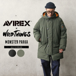 Avirex Wild Things Monster Parka モンスターパーカー ミリタリーファッション Avirex Wild Things Monster Parka モンスターパーカー ミリタリーファッション