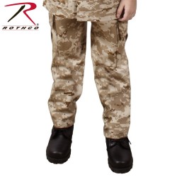 ★カートで割引対象品★ROTHCO ロスコ キッズ DIGITAL CAMO BDU パンツ 66125 Desert Digital Camo【T】