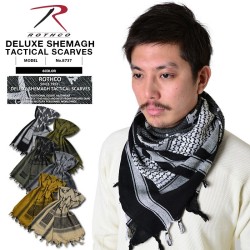 Rothco ロスコ 8737 Deluxe Shemagh Tactical Crossed Rifle アフガンストール