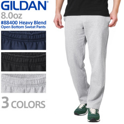 【メーカー取次】 GILDAN ギルダン 88400 Heavy Blend 8.0oz アダルト オープン ボトム スウェットパンツ Japan Fit【Sx】【T】