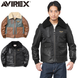 ☆大幅割引中！クリアランスバーゲン☆【即日出荷対応】AVIREX アビレックス 6171071 ムートン コンビ ボマー ジャケット◇ アヴィレックス【キャンペーン対象外】【T】