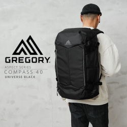 ★カートで割引対象品★GREGORY グレゴリー COMPASS 40 RF バックパック UNIVERSE BLACK【T】
