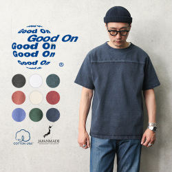 ★カートで割引対象品★【即日出荷対応】Good On グッドオン GOST-1906 S/S ヘビー フットボールTシャツ 日本製【Sx】【T】