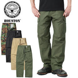 ★カートで割引対象品★HOUSTON ヒューストン 1883 米軍 BDU リップストップ カーゴパンツ ミリタリーファッション【T】