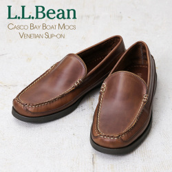 【即日出荷対応】L.L.Bean エルエルビーン TC299805 Men's Casco Bay Boat Mocs, Venetian カスコ ベイ ボートモック ベネチアン スリッポン【キャンペーン対象外】【T】