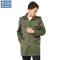 ギリシャ軍 フィールドジャケット ジップフロント 軍放出品 ミリタリーショップ 通販 軍服 古着