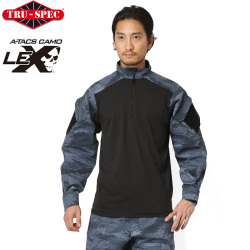 【只今30％OFF】TRU-SPEC トゥルースペック URBAN FORCE TRU 1/4 ZIP コンバットシャツ A-TACS LE-X [2600]【T】【キャンペーン対象外】