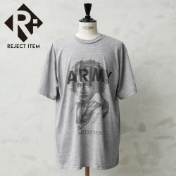 リジェクト 訳あり品 WAIPER.inc 実物 USED 米軍 リメイク BEETHOVEN ILLUSTRATED IPFU ARMY ショートスリーブ Tシャツ【キャンペーン対象外】【T】 ミリタリー