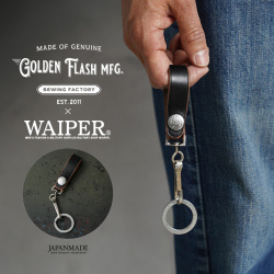 【即日出荷対応】WAIPER.inc × GOLDEN FLASH MFG ゴールデンフラッシュ エムエフジー U.S. NAVY KEY RING キーホルダー 日本製【キャンペーン対象外】【T】