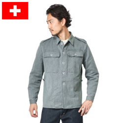 スイス軍 前期型 デニムワークジャケット 軍放出品 ミリタリーショップ 通販 軍服 古着 スイス軍 前期型 デニムワークジャケット 軍放出品 ミリタリーショップ 通販 軍服 古着