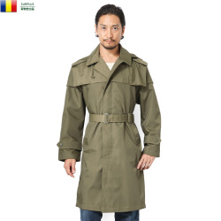 ルーマニア軍 オフィサー レインコート ミリタリー服 古着 通販 軍放出品