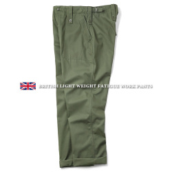 デッドストック イギリス軍 ライトウェイト ファティーグ ワークパンツ 軍服 軍パン ミリタリーファッション