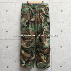 【感謝価格】 m-65 ウッドランドカモ 後染め 黒染め フィールドパンツ - ワークパンツ/カーゴパンツ