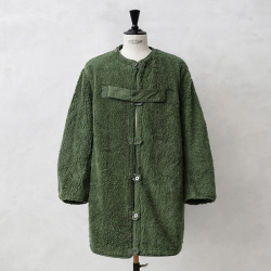 実物 USED 米軍 OG-107 コットンサテン ユーティリティシャツ 筒袖 1st