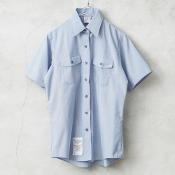実物 新品 デッドストック 米軍 レディース U.S.NAVY S/S シャンブレーシャツ【キャンペーン対象外】【I】ミリタリー