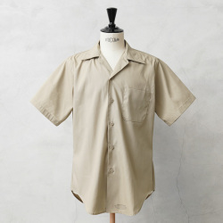 実物 新品 デッドストック 米軍 PX INSTITUTIONAL（インスティテューショナル）S/S カーキ ワークシャツ【キャンペーン対象外】【I】ミリタリー