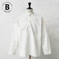 実物 新品 デッドストック ロシア軍 70s ヘンリーネック スリーピングシャツ ホワイト コンディションB【キャンペーン対象外】【I】ミリタリー