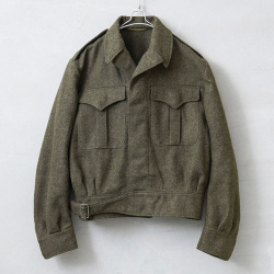 実物 新品 デッドストック カナダ軍 BATTLE DRESS（バトルドレス）ウール ジャケット【キャンペーン対象外】【I】ミリタリー