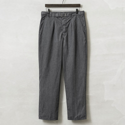 実物 新品 デッドストック ドイツ軍 BW T/Cツイル ワークパンツ GRAY染め【キャンペーン対象外】【I】