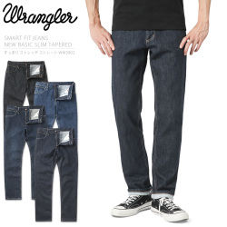 ★カートで15%OFF対象品★Wrangler ラングラー WM3902 NEW BASIC スリム テーパード ストレッチ デニムパンツ ジーンズ【T】