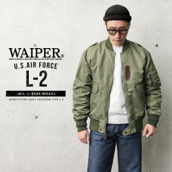 米軍 L 2フライトジャケット Mil J 5391モデル Waiper Inc