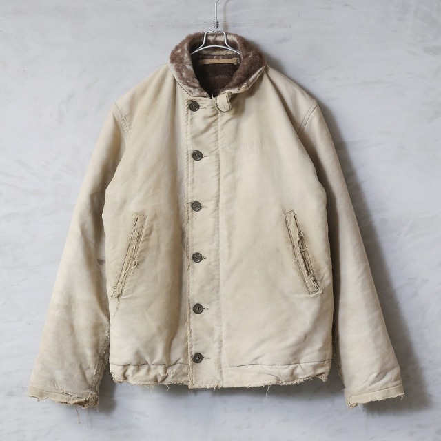 ww2 vintage N-1デッキジャケット ビンテージ 【00447 実物】