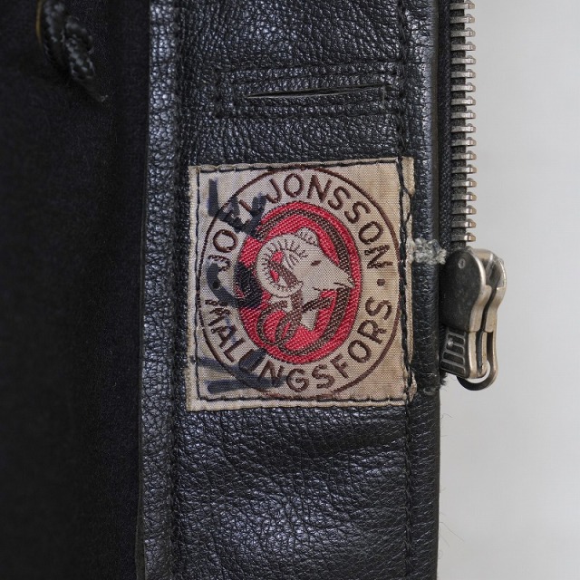 スウェーデン軍40's~50'sゴートスキンレザーカーコート VINTAGE
