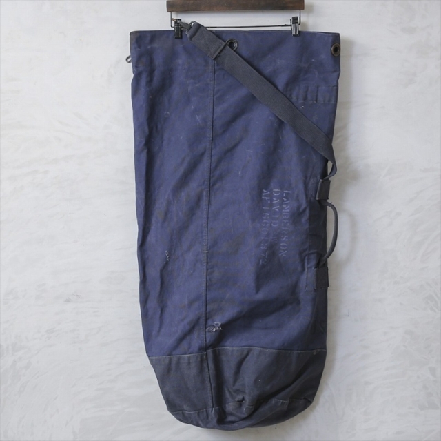 実物 USED 米軍 US NAVY 50's DUFFLE BAG【00535】ミリタリー