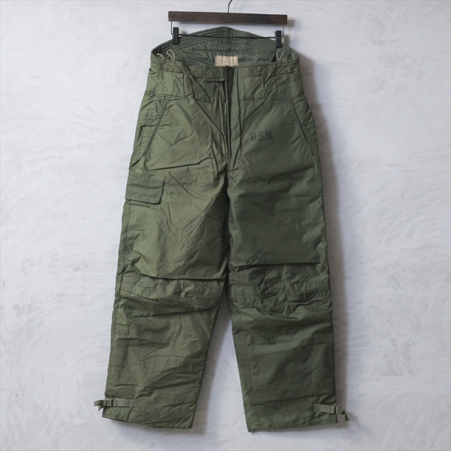 実物 USED 米軍 U.S. NAVY EXTREME COLD WEATHER デッキパンツ【00559】【T】【キャンペーン対象外】 ミリタリー
