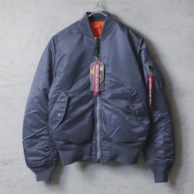 ★20％OFF★ALPHA アルファ 20004 MA-1 フライトジャケット JAPAN FIT NAVY BLUE【00617】【T】【キャンペーン対象外】