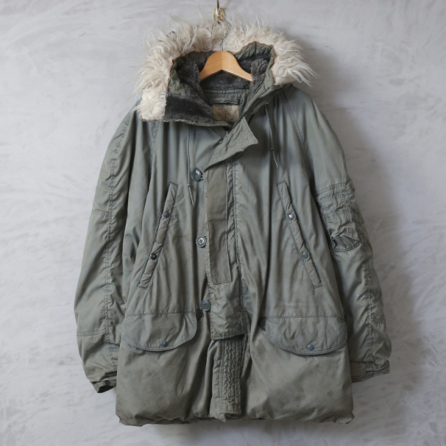 実物 USED 米軍 USAF N-3B フライトジャケット リフレクター付き【00699】【T】【キャンペーン対象外】 ミリタリー