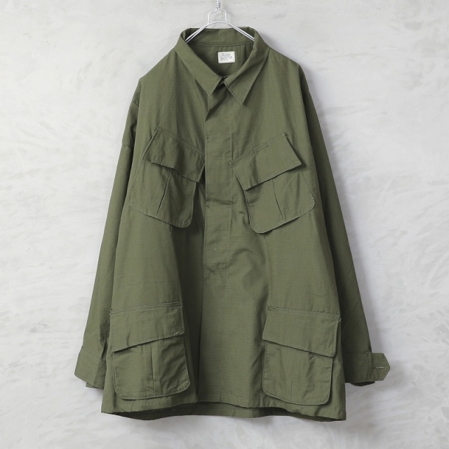実物 新品 デッドストック 米軍 60～70’s ジャングルファティーグ ジャケット 5th / JUNGLE FATIGUE JACKET【00794】【キャンペーン対象外】【T】 ミリタリー