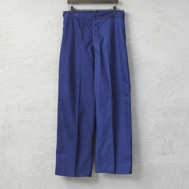 実物 新品 デッドストック スウェーデン軍 コットンツイルワークパンツ