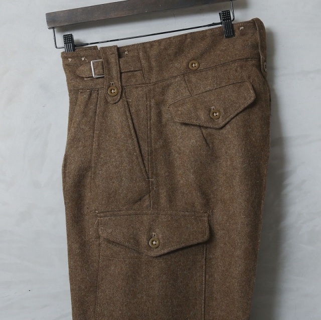 実物 USED イギリス軍 P1949 PATTERN BATTLE DRESS TROUSERS【00889】