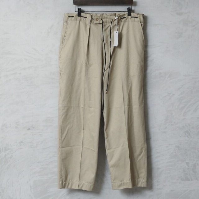 WAIPER.inc 実物 オランダ軍 リメイク チノパン / イージーパンツ ワンタック ジッパーフライ Remake by ”KOUHEI TERRAI” リジェクト（小穴あり）【00891】【キャンペーン対象外】【T】 ミリタリー