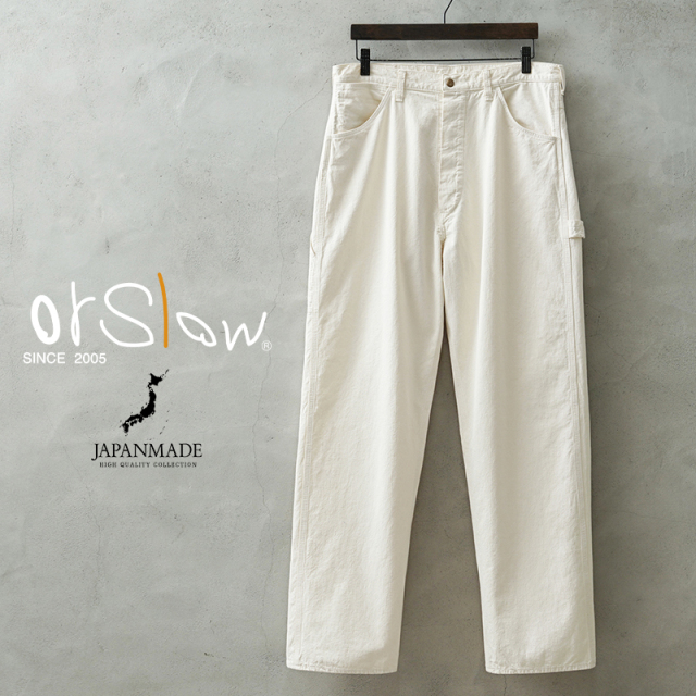 【即日出荷対応】orSlow オアスロウ 01-5120-66 PAINTER PANTS ペインターパンツ ECRU 日本製【キャンペーン対象外】【T】