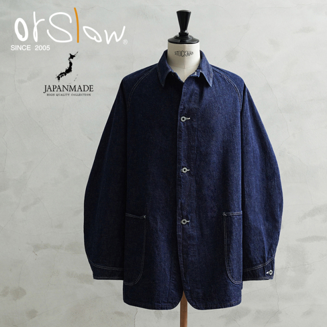 orSlow オアスロウ 01-6142 1940’S TYPE WWII COVERALL ラグラン カバーオール ルーズフィット 日本製【キャンペーン対象外】【T】