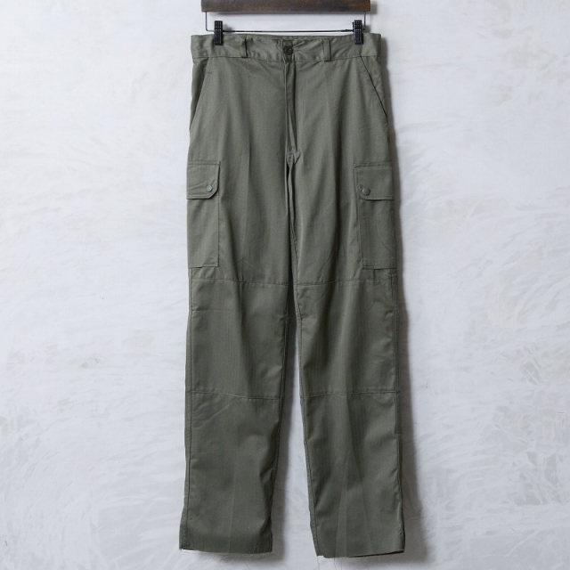 実物 新品 デッドストック フランス軍 F-1 カーゴパンツ ヘリンボーンツイル OD【01032】【T】【キャンペーン対象外】