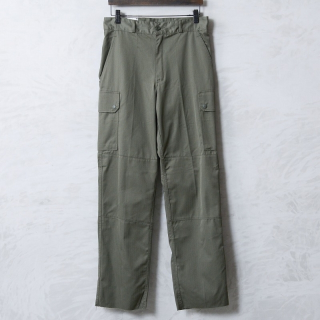 実物 新品 デッドストック フランス軍 F-1 カーゴパンツ ヘリンボーンツイル OD【01033】【T】【キャンペーン対象外】