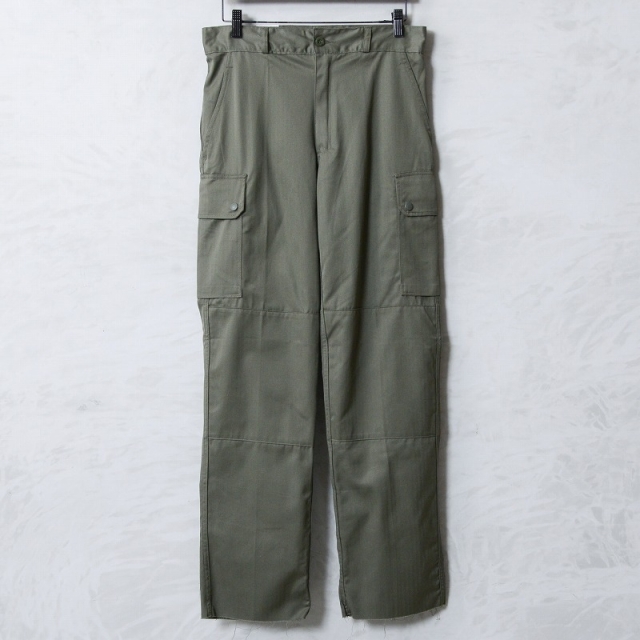 実物 新品 デッドストック フランス軍 F-1 カーゴパンツ ヘリンボーンツイル OD【01034】【T】【キャンペーン対象外】