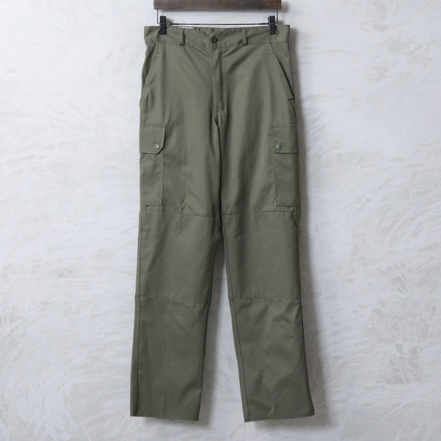 実物 新品 デッドストック フランス軍 F-1 カーゴパンツ ヘリンボーンツイル OD【01057】【T】【キャンペーン対象外】