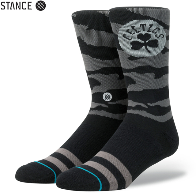 ★ただいま10％OFF割引中★【メーカー取次】STANCE スタンス NIGHTFALL CELTICS ソックス BLACK M558A17NCE 靴下 【キャンペーン対象外】【T】