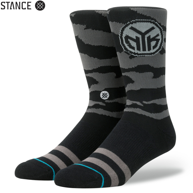 ★ただいま10％OFF割引中★【メーカー取次】STANCE スタンス NIGHTFALL KNICKS ソックス BLACK M558A17NKN 靴下 【キャンペーン対象外】【T】
