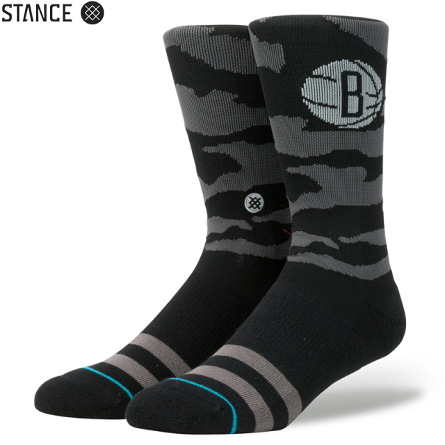 ★ただいま10％OFF割引中★【メーカー取次】STANCE スタンス NIGHTFALL NETS ソックス BLACK M558A17NNE 靴下 【キャンペーン対象外】【T】