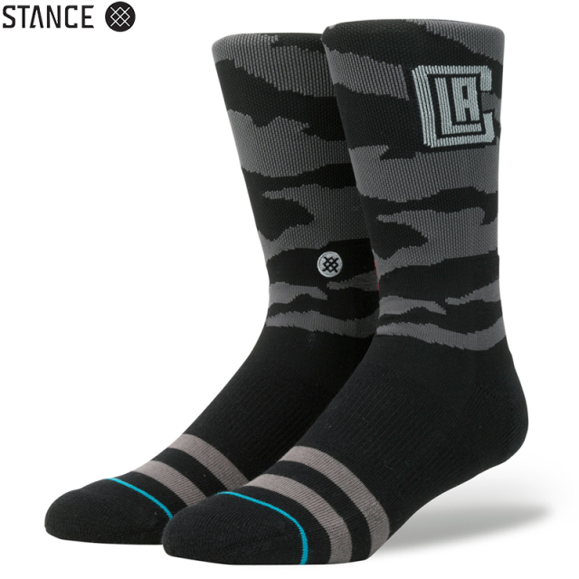 ★ただいま10％OFF割引中★【メーカー取次】STANCE スタンス NIGHTFALL CLIPPERS ソックス BLACK M558A17NCL 靴下 【キャンペーン対象外】【T】