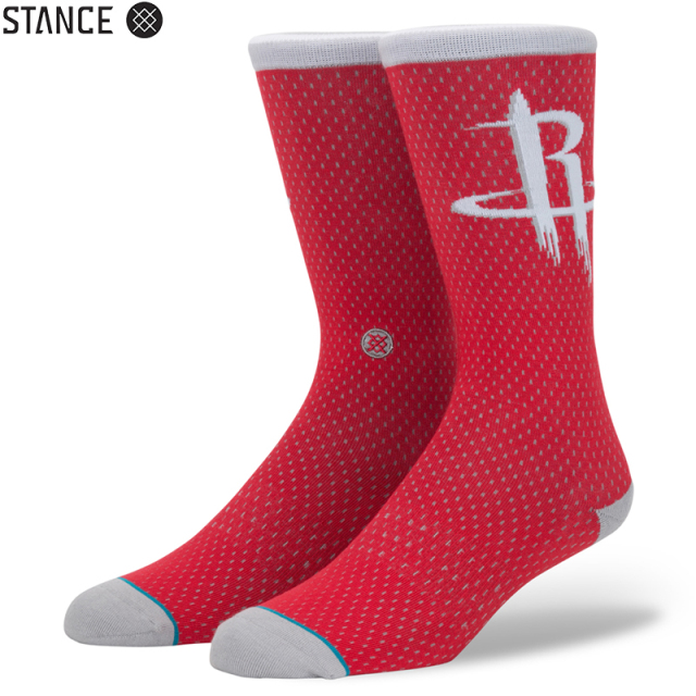 ★ただいま10％OFF割引中★【メーカー取次】STANCE スタンス ROCKETS JERSEY ソックス RED M545D17ROC#RED 靴下 【キャンペーン対象外】【T】
