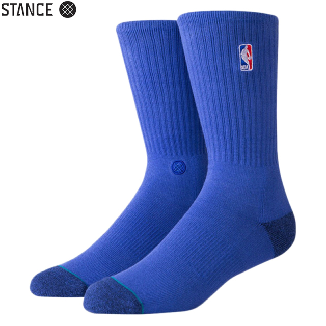 ★ただいま10％OFF割引中★【メーカー取次】STANCE スタンス NBA LOGOMAN CREW II ソックス ROYAL M558A18LOG#ROY 靴下 【キャンペーン対象外】【T】