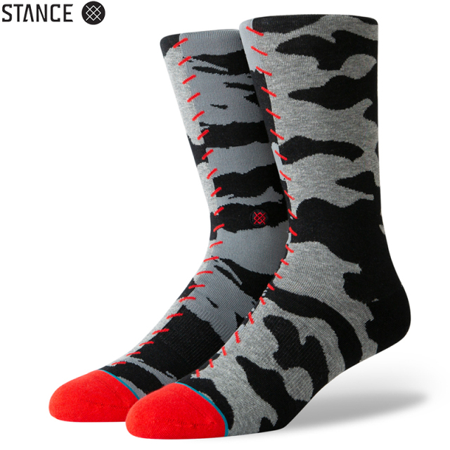 ★ただいま10％OFF割引中★【メーカー取次】STANCE スタンス HARD WAY ソックス GREY M545A19HAR#GRY 靴下 【キャンペーン対象外】【T】