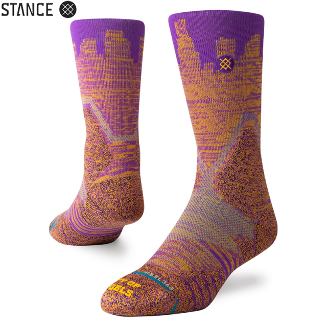 ★ただいま10％OFF割引中★【メーカー取次】STANCE スタンス LA SKYLINE PRO ソックス PURPLE M559A19LSP#PUR 靴下 【キャンペーン対象外】【T】
