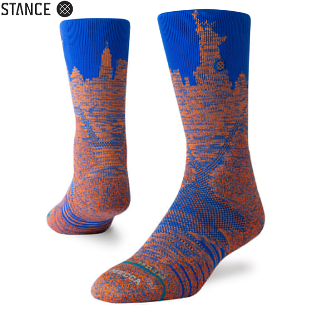 ★ただいま10％OFF割引中★【メーカー取次】STANCE スタンス NY SKYLINE PRO ソックス BLUE M559A19NSP#BLU 靴下 【キャンペーン対象外】【T】
